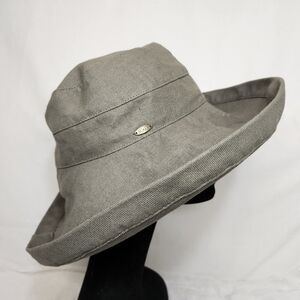 Scala Womens Sun Protection Gray UPF 50+ Hat OS